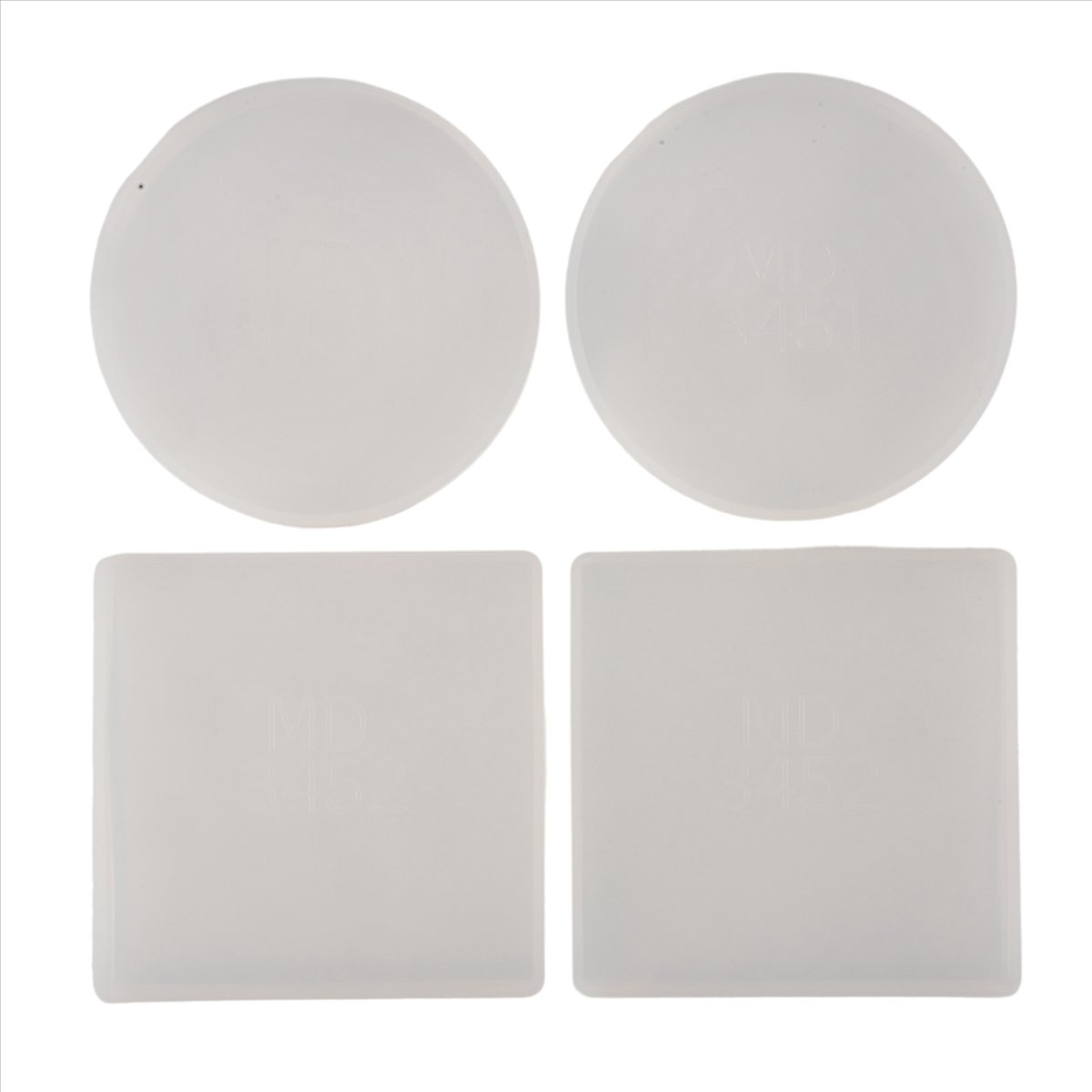 ABNH 4 Pack Round and Square S - Coaster Mold Square ulasan dan harga