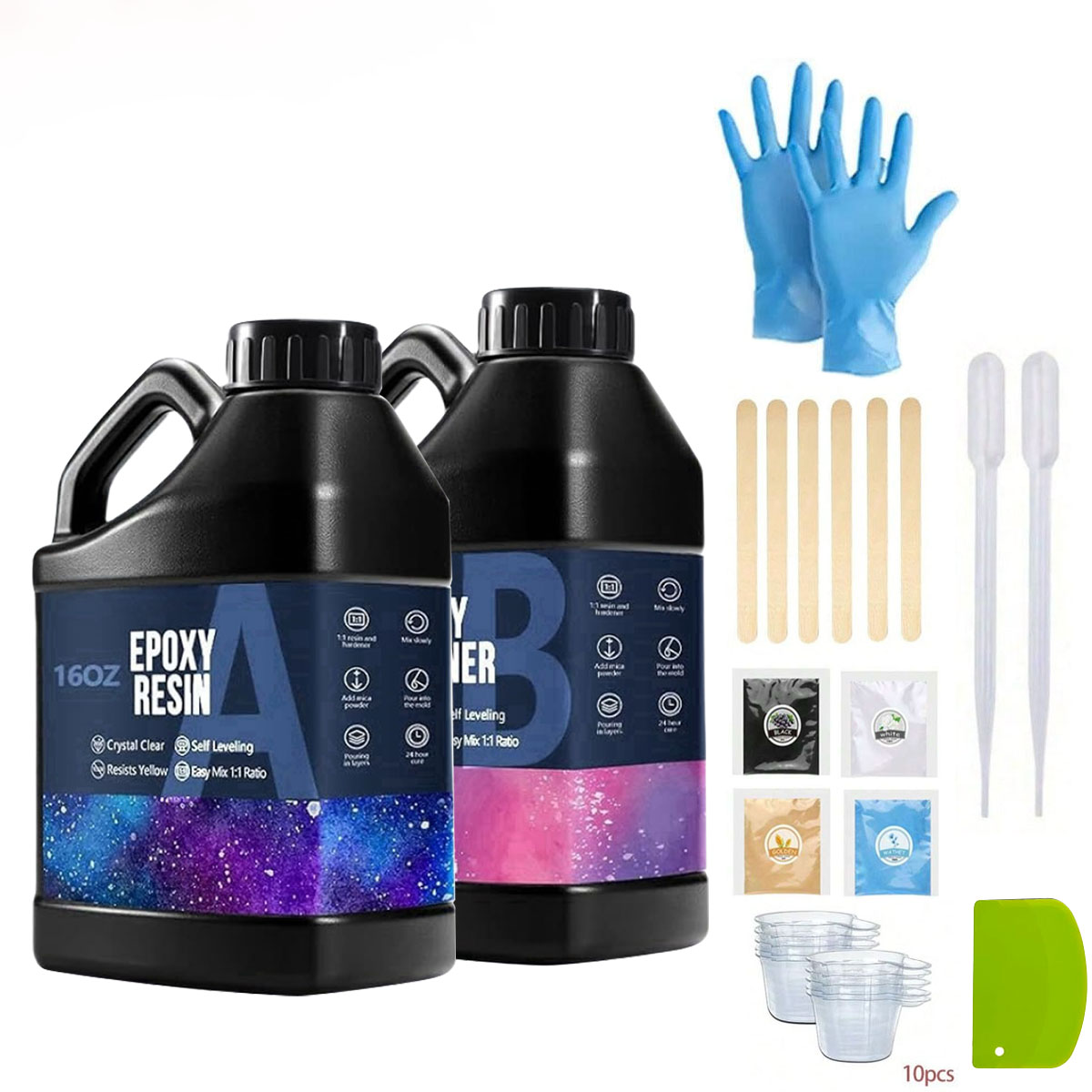 1000ml Crystal Clear Epoxy Res - Resin Art Epoxy ulasan dan harga