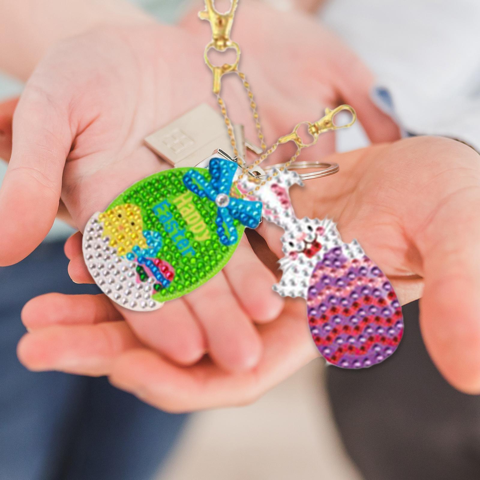 DIY Diamond Painting Keychain  - Resin Art Design Keychain ulasan dan harga