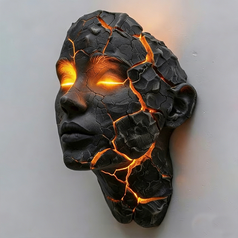 2026 New Resin Cracked Soul Wa - Resin Art Light ulasan dan harga