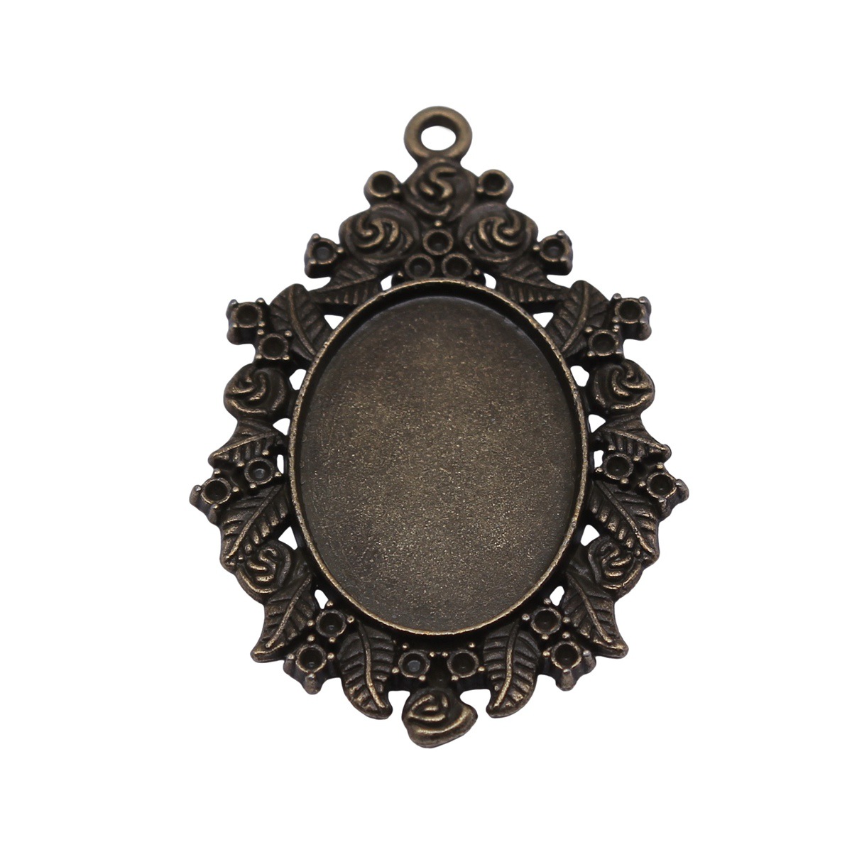 Fit 18x25mm Bezel Tray Setting - Bezels Pendant Resin ulasan dan harga