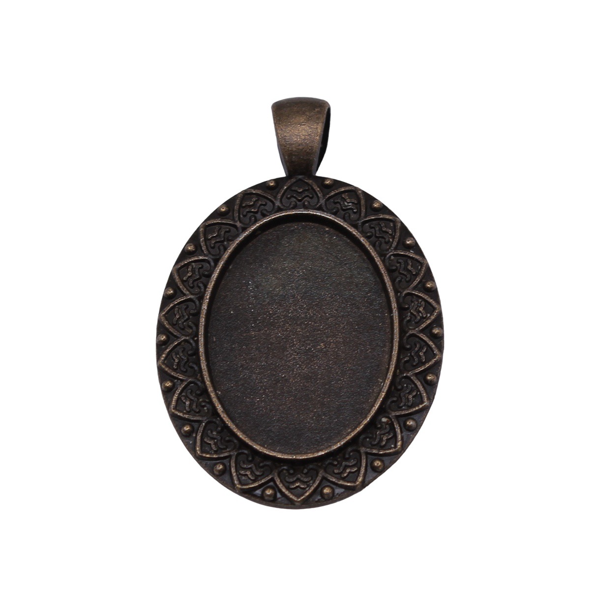 Fit 18x25mm Bezel Tray Setting - Bezels Pendant Resin ulasan dan harga
