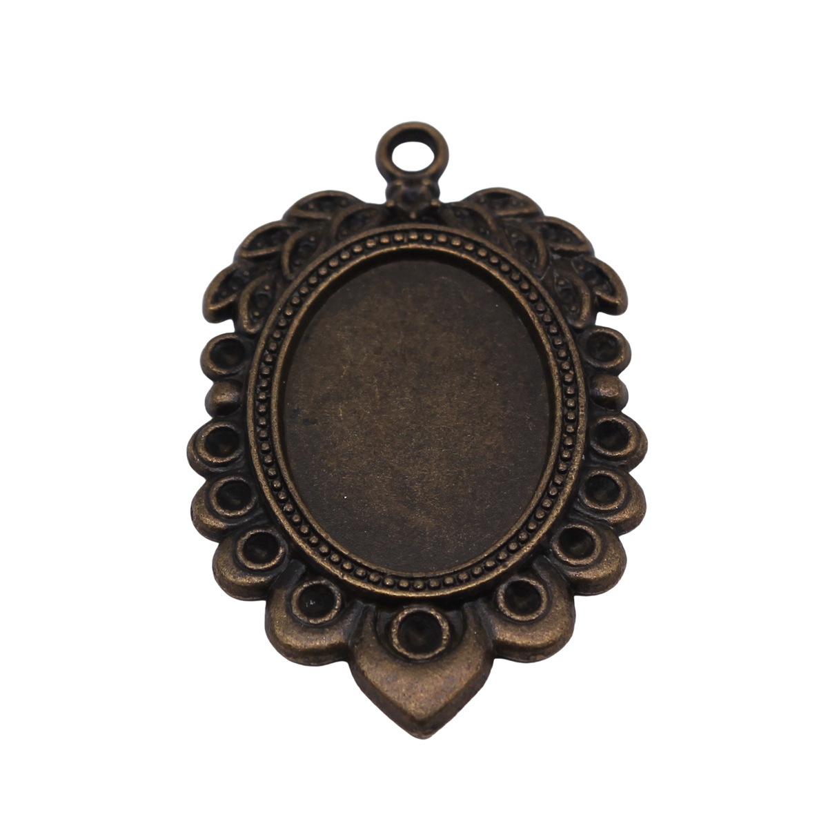 Fit 18x25mm Bezel Tray Setting - Bezels Pendant Resin ulasan dan harga