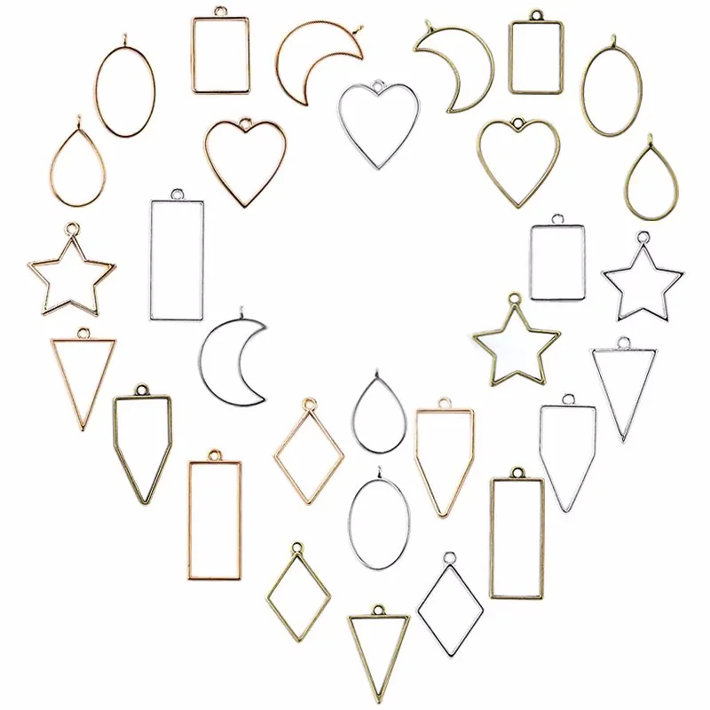 Open Bezel Pendants for Resin  - Bezels Pendant Resin ulasan dan harga