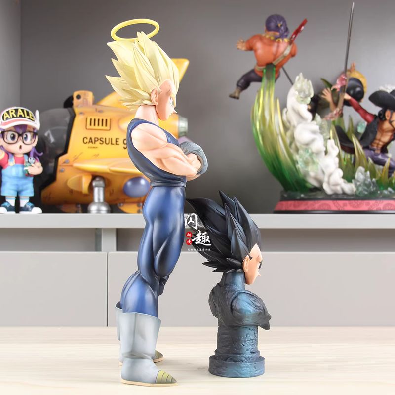 YJ Majin Vegeta Figurine with  - Resin Art Dragon Ball Z ulasan dan harga