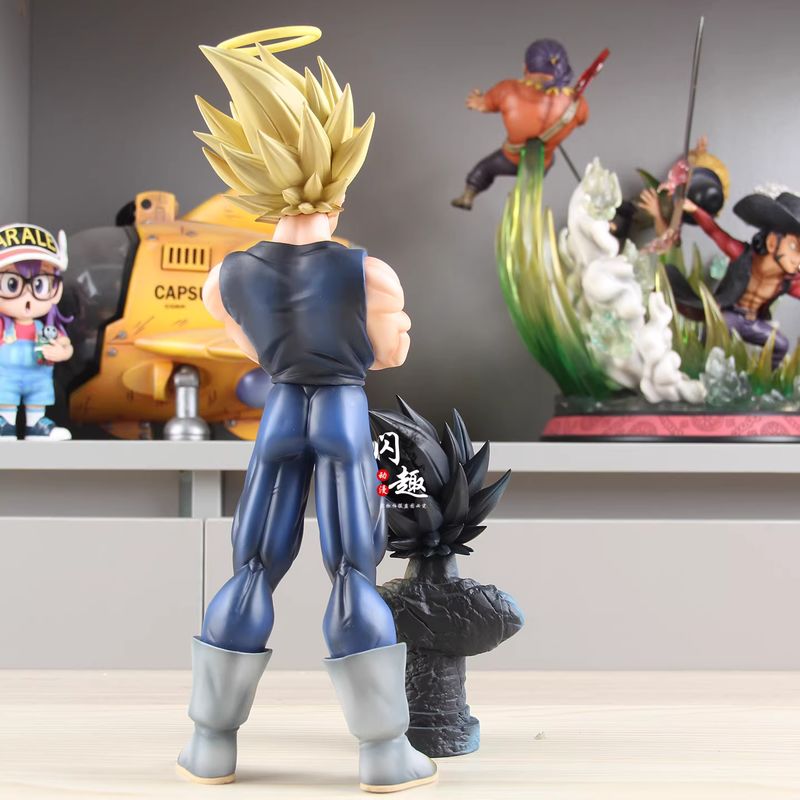 YJ Majin Vegeta Figurine with  - Resin Art Dragon Ball Z ulasan dan harga