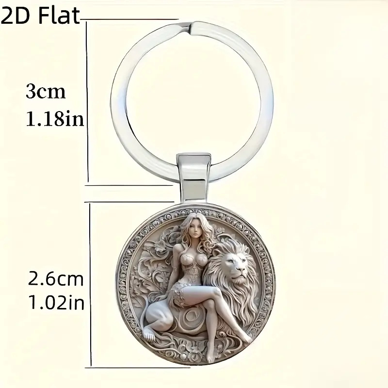 2D Unique European-Style Godde - Resin Art Design Keychain ulasan dan harga